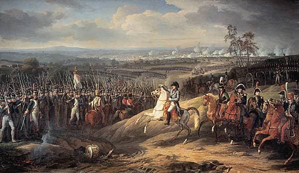 Forces française en marche pour Iéna